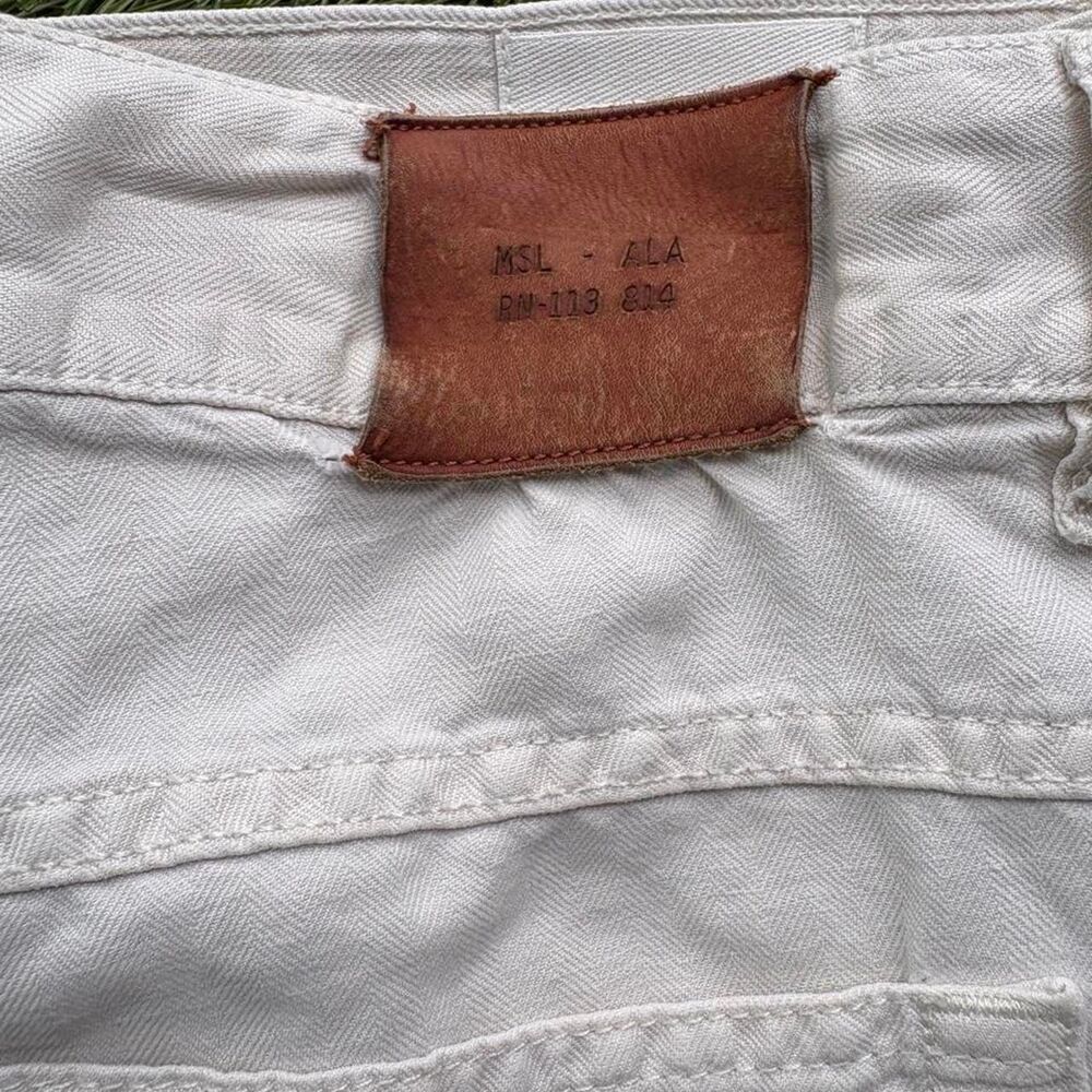 Billy Reid Men’s White Pants - Size 33 Slim Straight